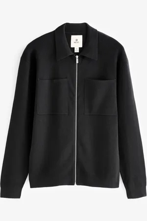 Next Relaxed Fit 100% Cotton Twin Pocket Knit Shacket
