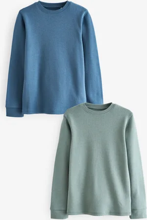 Next /Teal Thermal Long Sleeve Tops 2 Pack (2-16yrs)