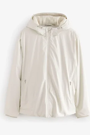 Next Light Wadded Rubberised Hooded Jacket