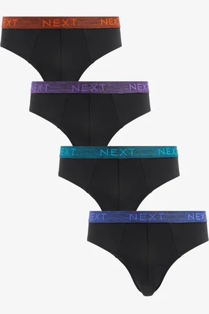 Next Marl Waistband 4 pack Cotton Rich Briefs