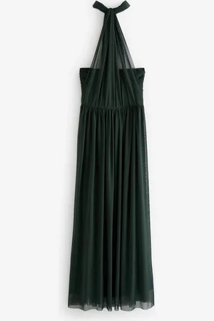 Next Dark Mesh Multiway Bridesmaid Wedding Maxi Dress