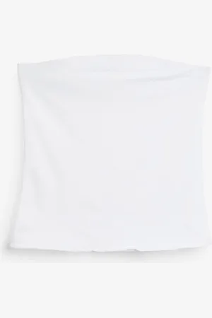 Next Cotton Rich Bandeau Boobtube Top