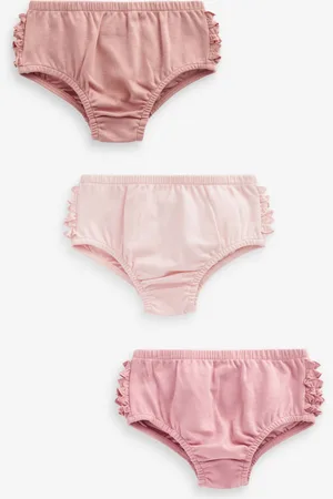 Next Baby 100% Cotton Knickers 3 Pack (0mths-2yrs)