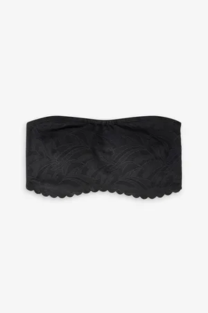 Next All-Over Lace Scallop Edge Bandeau Bra