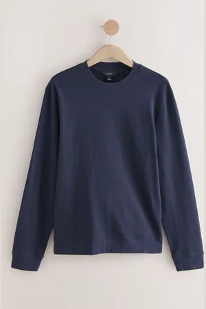 Next Blue 100% Cotton Lightweight Crew Neck Sweatshirt