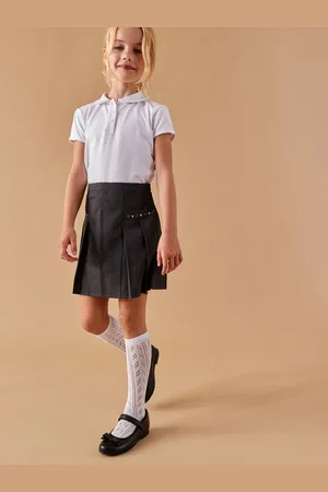 Next Embroidered Pleated School Skirt (3-16yrs)