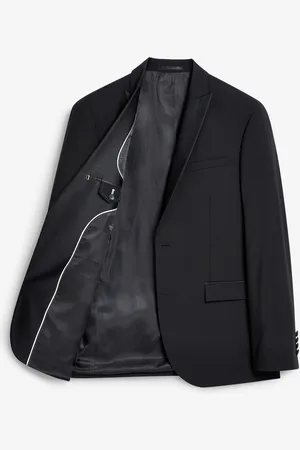 Next Regular Fit Signature Tollegno Italian Wool Suit Jacket
