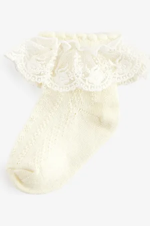 Next Occasion Lace Socks 1 Pack (0mths-2yrs)