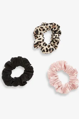 Next Leopard/Pink/ Scrunchies Three Pack