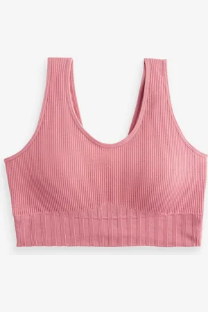 Next Rose DD+ Supportive Seamless Ribbed NonWired Ultimate Comfort Bra
