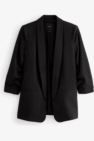 Next Relaxed Ruched Sleeve Blazer