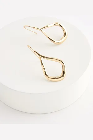Next Tone Tear Drop Earrings