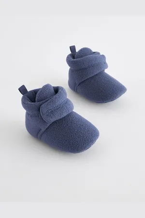 Next Fleece Cosy Wrap Baby Slipper Boots (0-2mths)
