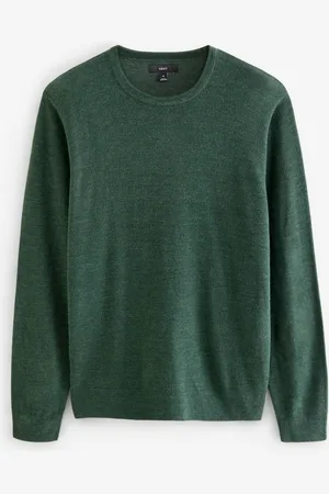 Next Dark Crew Neck Regular Soft Touch Knit Jumper