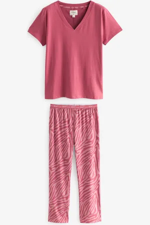 Next Zebra Print 100% Cotton Short Sleeve Pyjamas