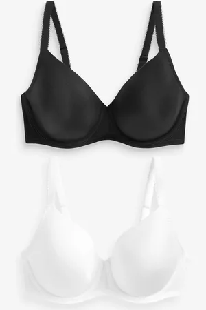 Next /White DD+ Light Pad Full Cup Smoothing T-Shirt Bras 2 Pack