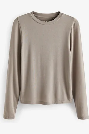Next Soft Touch Ribbed Long Sleeve T-Shirt with TENCEL Lyocell