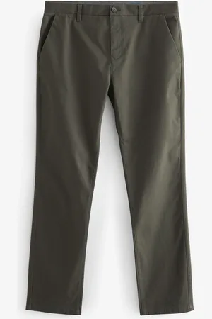 Next Khaki Slim Fit Stretch Chinos Trousers