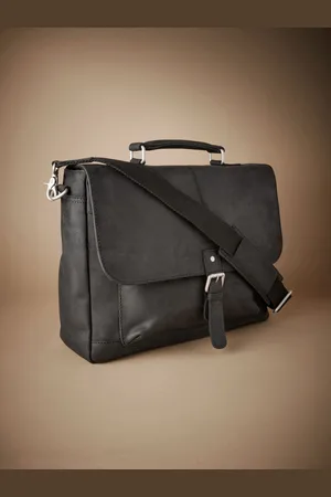 Next Signature Oily Leather Briefcase Bag