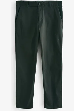 Next Dark Straight Fit Stretch Chinos Trousers