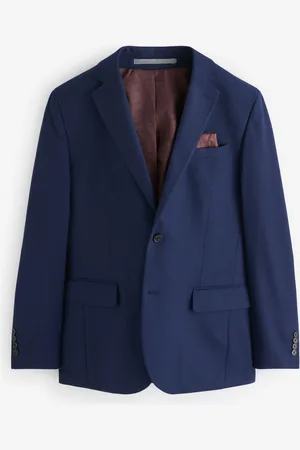 Next Bright Tailored Fit Textured Suit Jacket