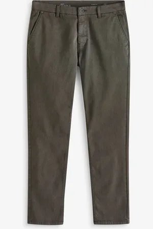 Next Khaki Slim Fit Motionflex Chino Trousers