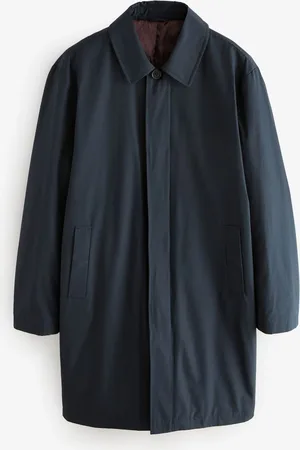 Next Blue Shower Resistant Padded Trench Coat