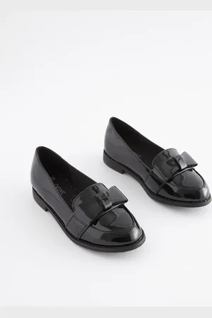 Next Patent School Bow Loafers