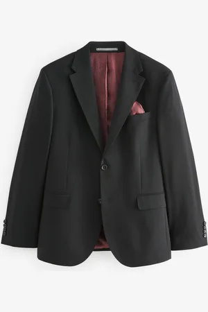Next Slim Fit Signature Tollegno Italian Wool Textured Suit Jacket