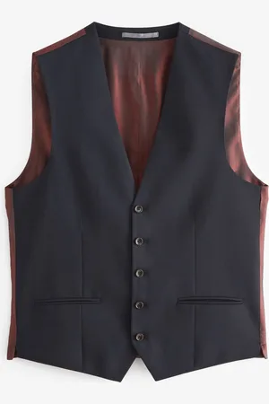 Next Blue Signature Tollegno Suit Waistcoat