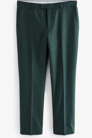 Next Slim Fit Wool Blend Donegal Suit Trousers