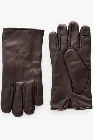 Next Leather Fleece Lined Gloves