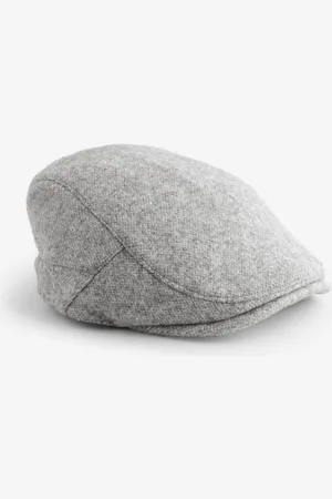 Next Wool Blend Flat Cap