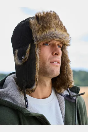 Next Khaki Corduroy Trapper Hat