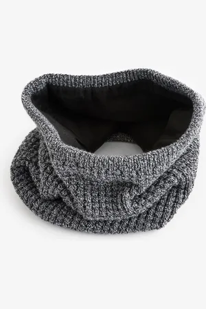 Next Charcoal Thinsulate Snood