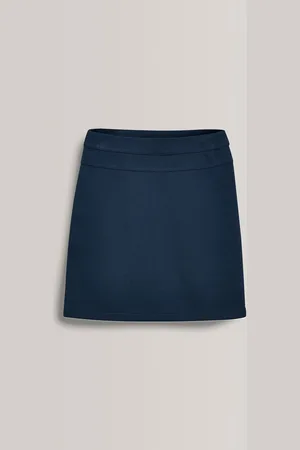 Next Blue Pull-On Jersey Stretch School Pencil Skirt (3-18yrs)