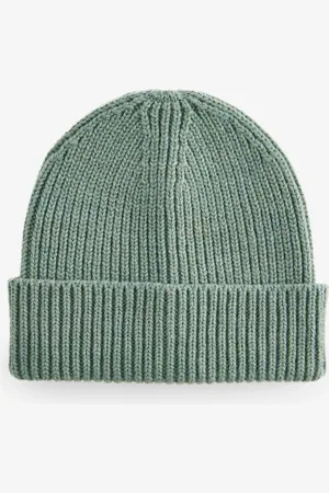 Next Sage Knitted Beanie Hat