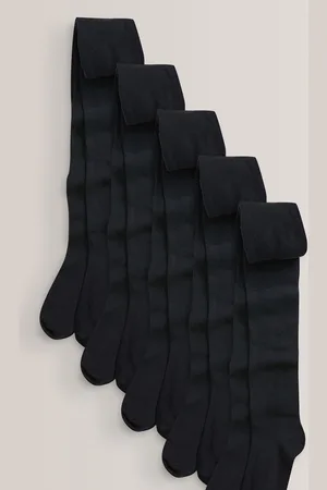 Next 5 Pack Cotton Rich School Tights