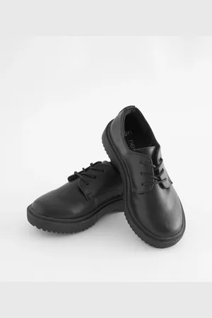 Next Matt Standard Fit (F) School Chunky Lace-Up Shoes