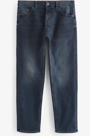 Next Dark Single Straight Fit Classic Stretch Jeans