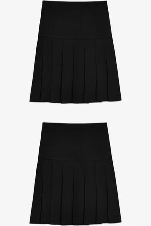Next Slim Waist Pleated School Skirts 2 Pack (3-16yrs)