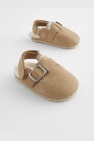 Next Faux Fur Lined Baby Clog Shoes (0-18mths)