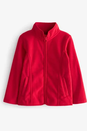 Next Red Zip-Up Fleece Jacket With Pockets (3-16yrs)