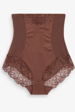 Next Chocolate Super High Waist Briefs Firm Tummy Control Shaping Briefs