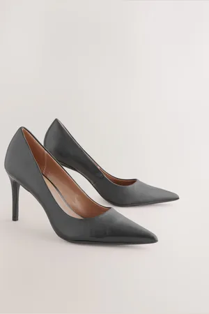 Next Standard/Wide Fit Forever Comfort Leather Mid Court Shoes