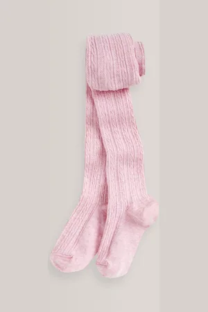 Next Light Cotton Rich Cable Tights