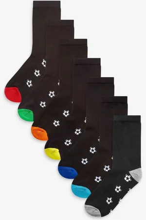 Next Football Cotton Rich Cushioned Socks 7 Pack