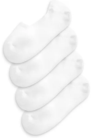 Next Cushion Sole Invisible Trainer Socks 4 Pack