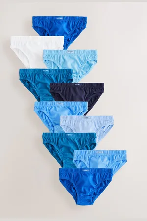 Next Tonal 100% Cotton Briefs 10 Pack (1.5-16yrs)