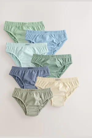 Next Green/ 100% Cotton Briefs 7 Pack (1.5-16yrs)